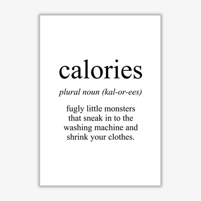 Calories - Print