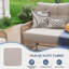 Ensemble de conversation en résine tressée pour 5 personnes avec table basse, fauteuils pivotants rembourrés de 10 cm d'épaisseur et mobilier de jardin en rotin résistant aux intempéries.-453875087