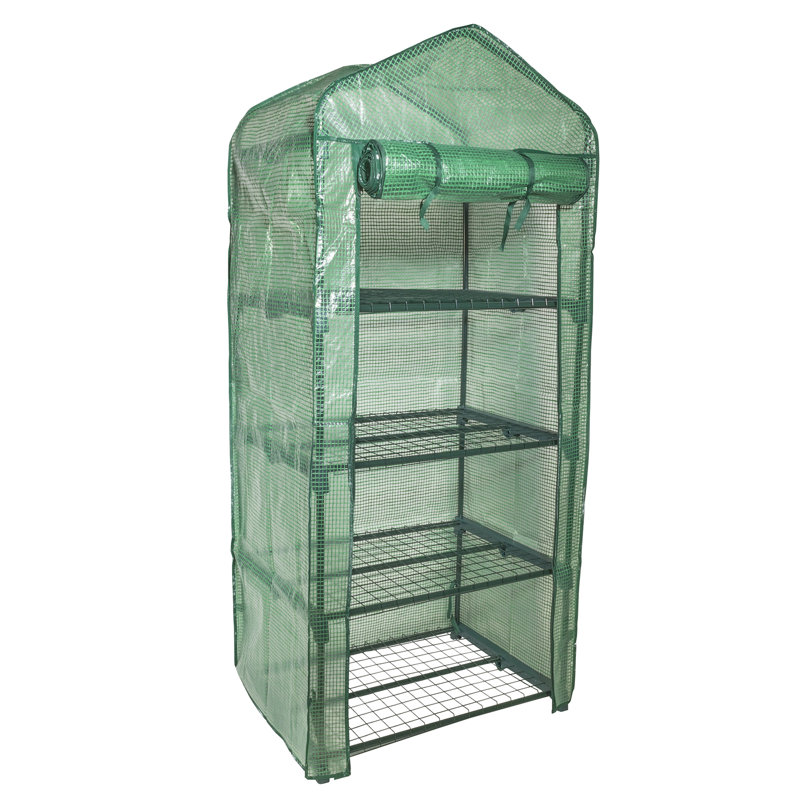 19.29" W x 27.1" D Greenhouse, Green