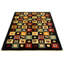 Tapis noir Finest Peshawar Ziegler 6 pi 0 po x 8 pi 9 po