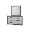 MIROIR ADELAIDE GRIS NOIR