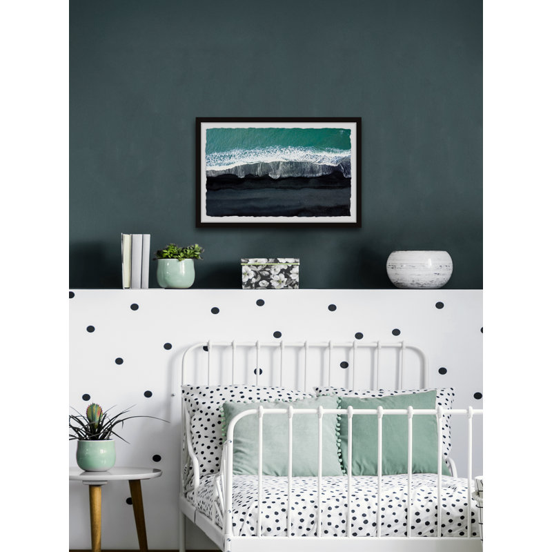 Whitewater Waves - Single Picture Frame Painting, 38 cm H x 45 cm W