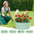 2*2*1FT Raised Garden Bed Set of 2 –  Round Galvaniz Planter Box, Open Bottom Design for Drainage, Weather Resistant Anti-Rust Circular Plant Bed for Vegetables, Flowers, Herbs, Green-1790563554-1790563558