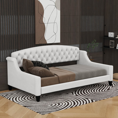 Twin Size Modern Luxury Tufted Button Daybed