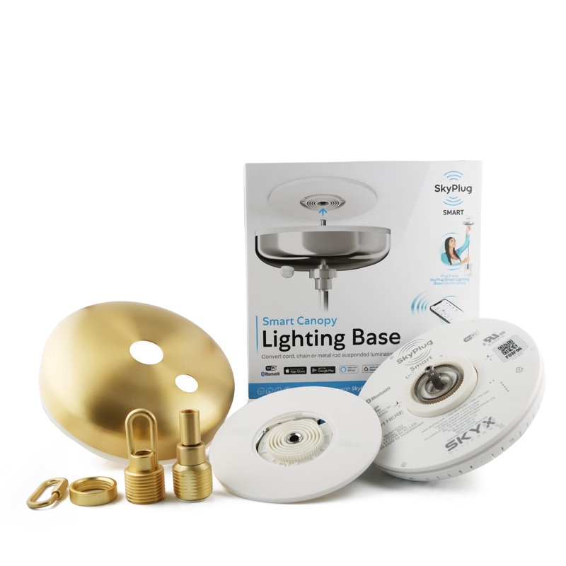 SkyPlug Smart Kit -  Easy Lighting Installation - Corvus, Modern Gold