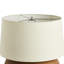 Lampe de table Olympia - porcelaine sable foncé-735223071