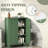 Green Bathroom Storage Cabinet With 2-Door