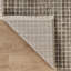 Tapis brun moderne à motif de micro-grille Abani Rugs Patsye AUS100A-620528361