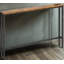 Table de canapé avec prise de courant et station de charge, console étroite pour canapé, table d'entrée avec ports USB intégrés et prises électriques pour le salon et le couloir