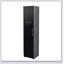 Armoire de rangement murale empilable, P 15,75 po x l 15,75 po x H 70,87 po, noire