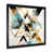 Impression noire sur toile encadrée sélectionné