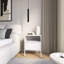 45 cm W Solid Wood Bedside Table-1320776356