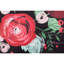Polyester 43 x 29 po à 2 côtés love floral drapeau maison