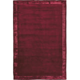 Farrow & Ball Silk Border Keepers Red Area Rug