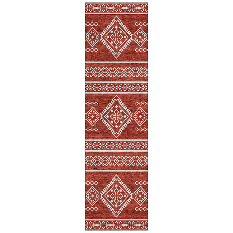 Tapis intérieur / extérieur Chaelynn, Tapis de couloir 2 pi 3 po x 7 pi 6 po