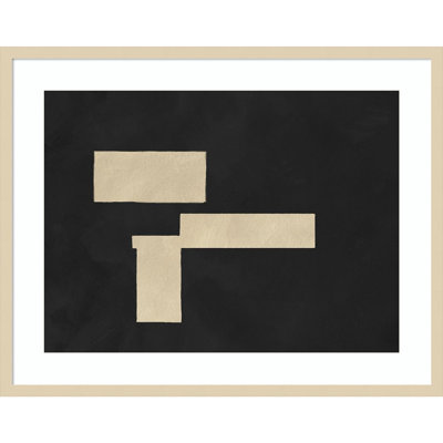 Quadrate Abstract I by Jacob Green Wood Framed Wall Art Print