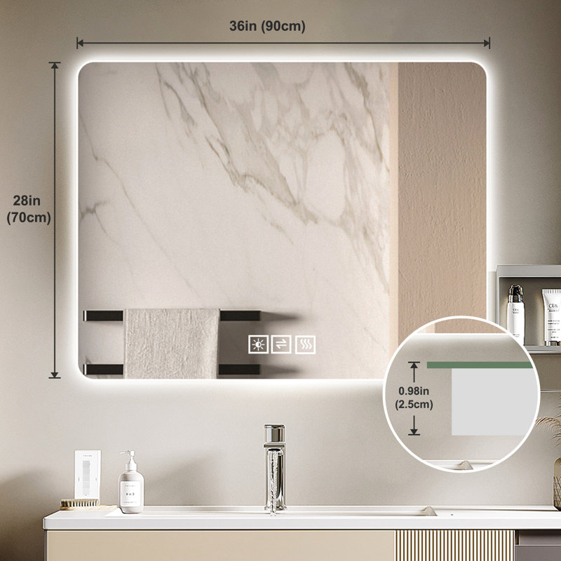 Miroir de salle de bain Fog