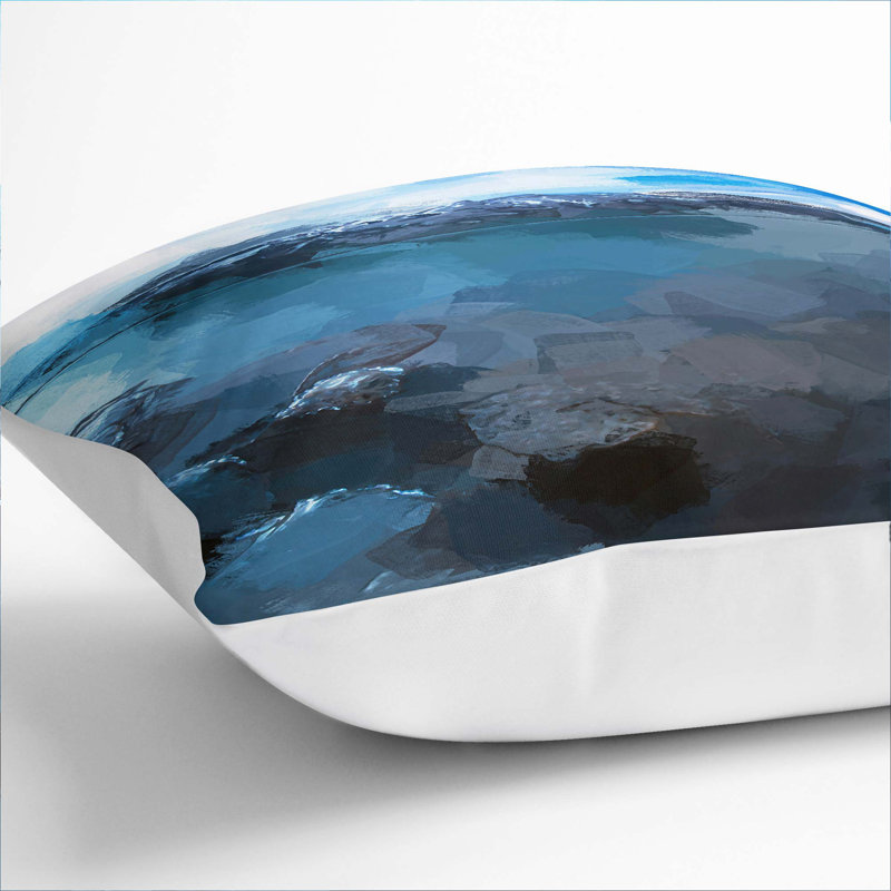 Square Cushion, 40cm H x 40cm W x 15cm D, White