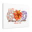 With God Flowers 1 Piece Wrapped Canvas Wall Art-1310847603