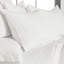 Bowie White Polyester Solid Colour Bedspread