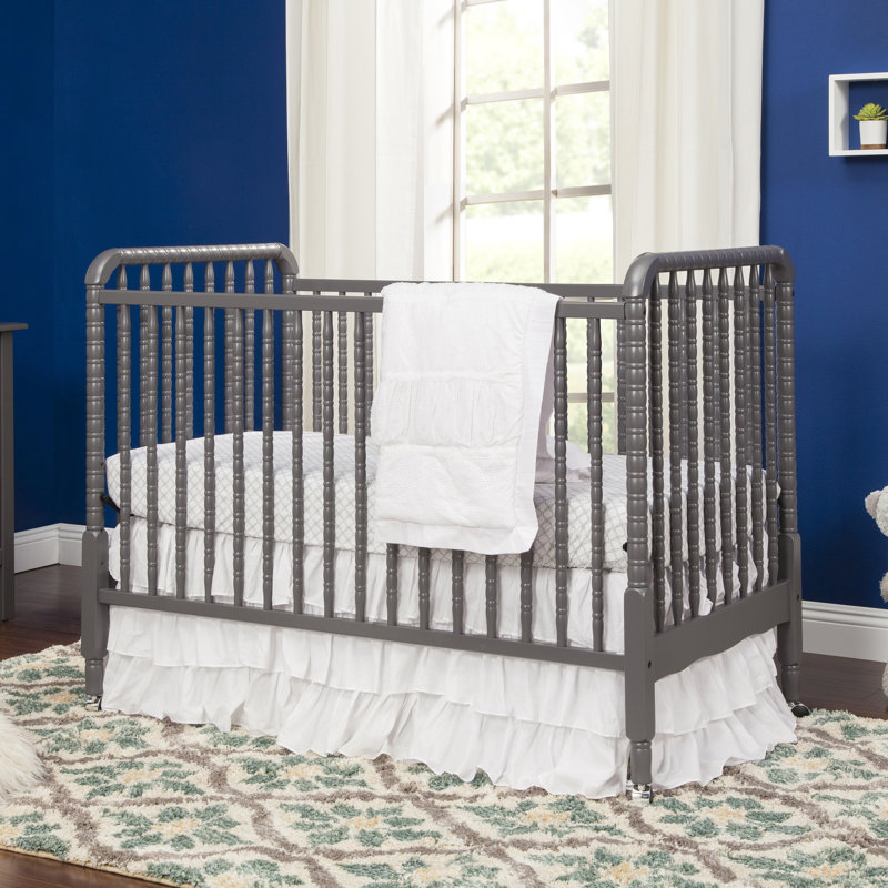 Lit de bébé convertible 3-en-1 Jenny Lind, Ardoise