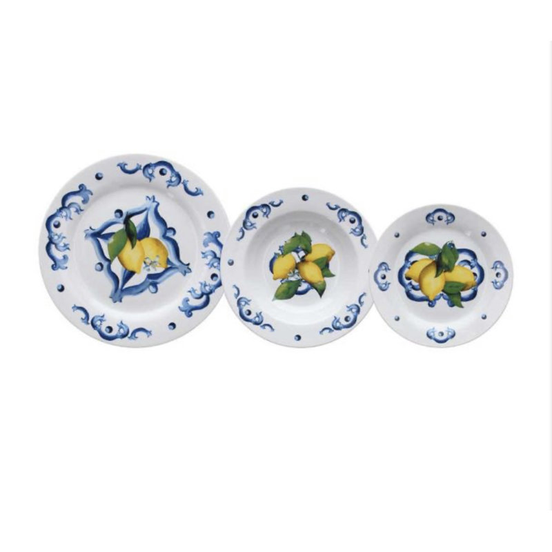 Service de table en porcelaine 18 pièces Carryn - Service pour 6