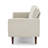 Heros 84.3" W Linen Blend Square Arm 3-Seater Sofa -531502347