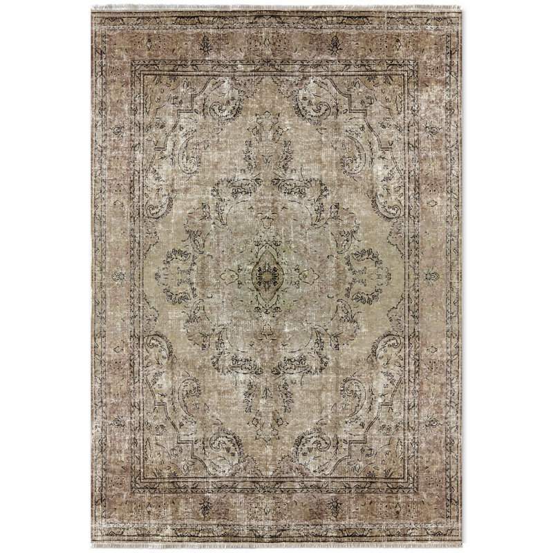 Tapis rectangulaire Wykeline avec envers antidérapant, Tapis de couloir 4 pi x 16 pi 5 po