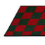 Tapis rouge à carreaux lavable à la machine-268086978