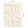 Fresno Cream Beige Neutral Curved Area Rug