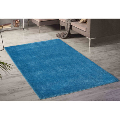 Whitlatch Solid Colour Shag Indoor / Outdoor Area Rug