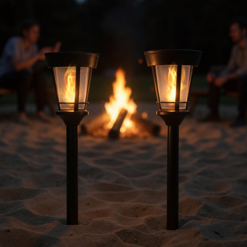 Torche solaire Classic Flame - paquet de 2, Ensemble de 2