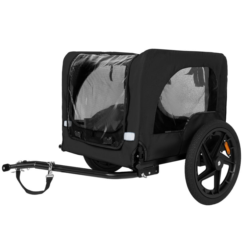 Poussette pliable pour animaux, Noir