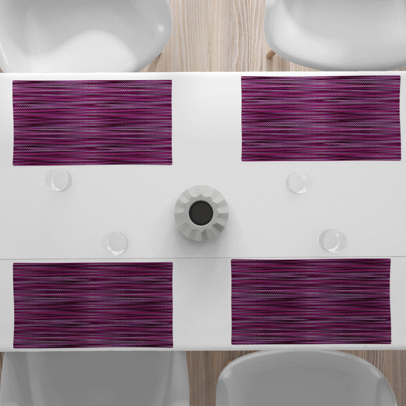 Polyester Abstract Rectangle Placemat