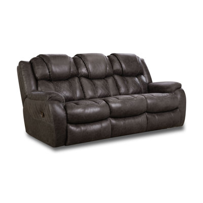 Braniah 88'' Upholstered Reclining Sofa