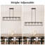 Lustre rectangulaire 6 lumières Anacaren