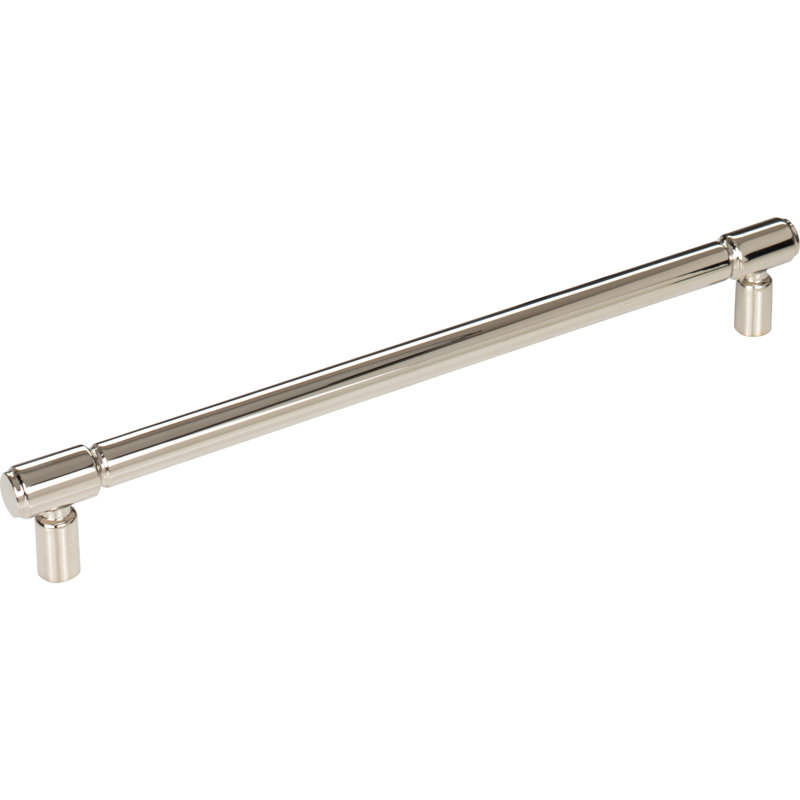 Clarence Bar pull, Polished Nickel, 8 13/16" Center to Center