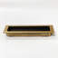 5" Center to Center Recessed Pull in Antique Brass