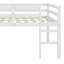 Lit mezzanine en bois avec échelle-1158495976