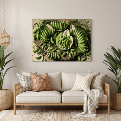 Vegetables Fava Beans Green Metal Wall Art