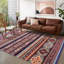 Oriental Cotton and Chenille Flatweave Area Rug-1692852728