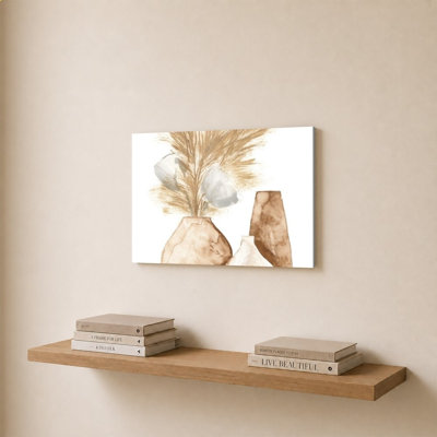 «Vase Gray Pods» par Chris Paschke - Impression sur toile