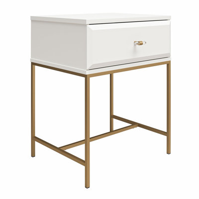 51cm W Manufactured Wood Bedside Table