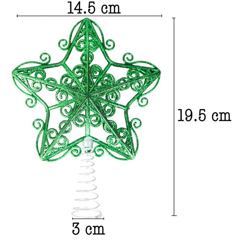 PVC Holiday Shaped Ornament, Green