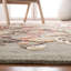 Tapis en laine / viscose touffeté à la main Coreatha Martha Stewart noir Francesca-11180067
