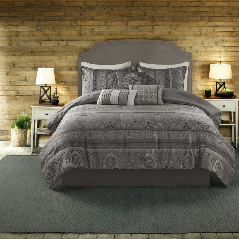 Ensembles de literie en jacquard luxueux, très grand en polyester pour le confort de la maison