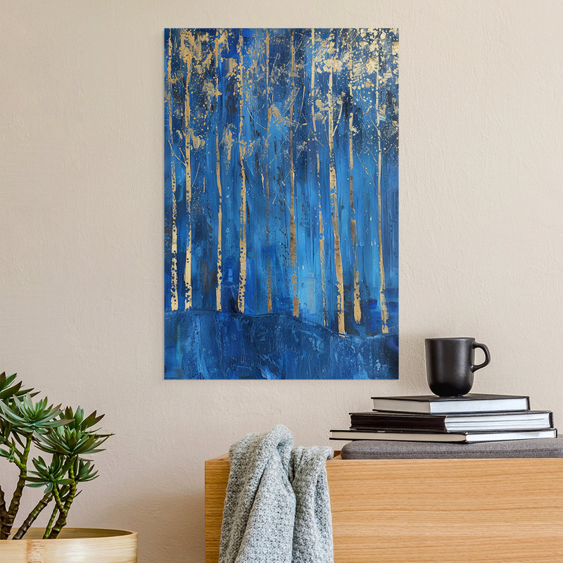 ABSTRACT Series VIII - Impression sur toile seulement - NON-CADRE, H 48 po x l 32 po
