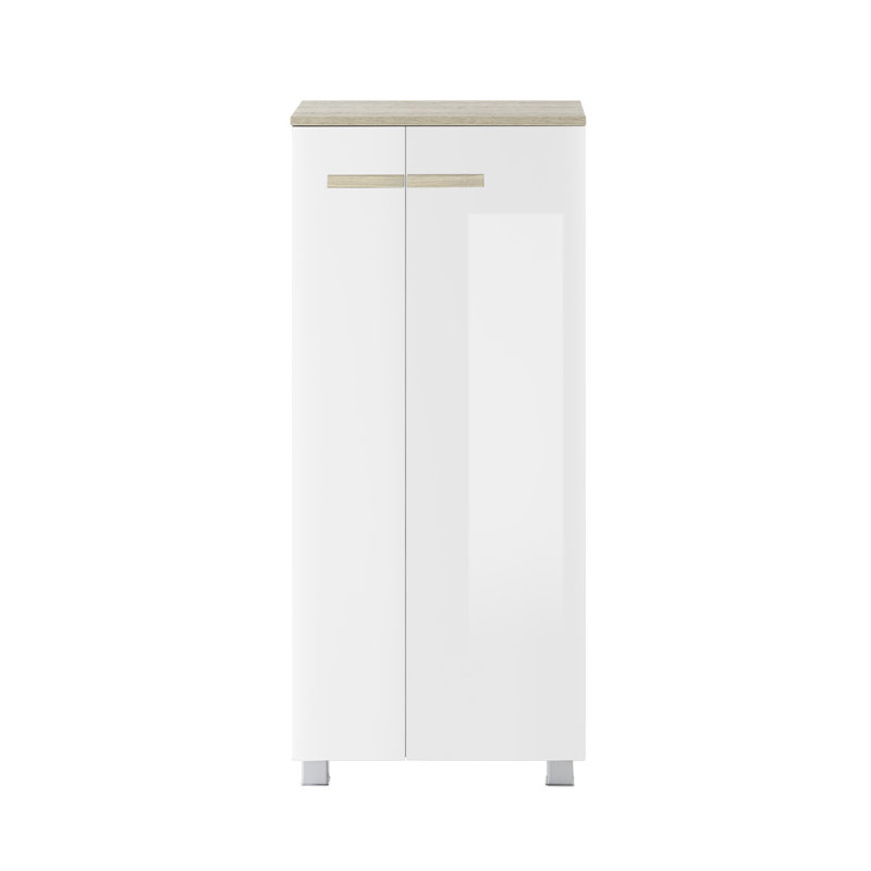 Georgeen Linen Cabinet, White