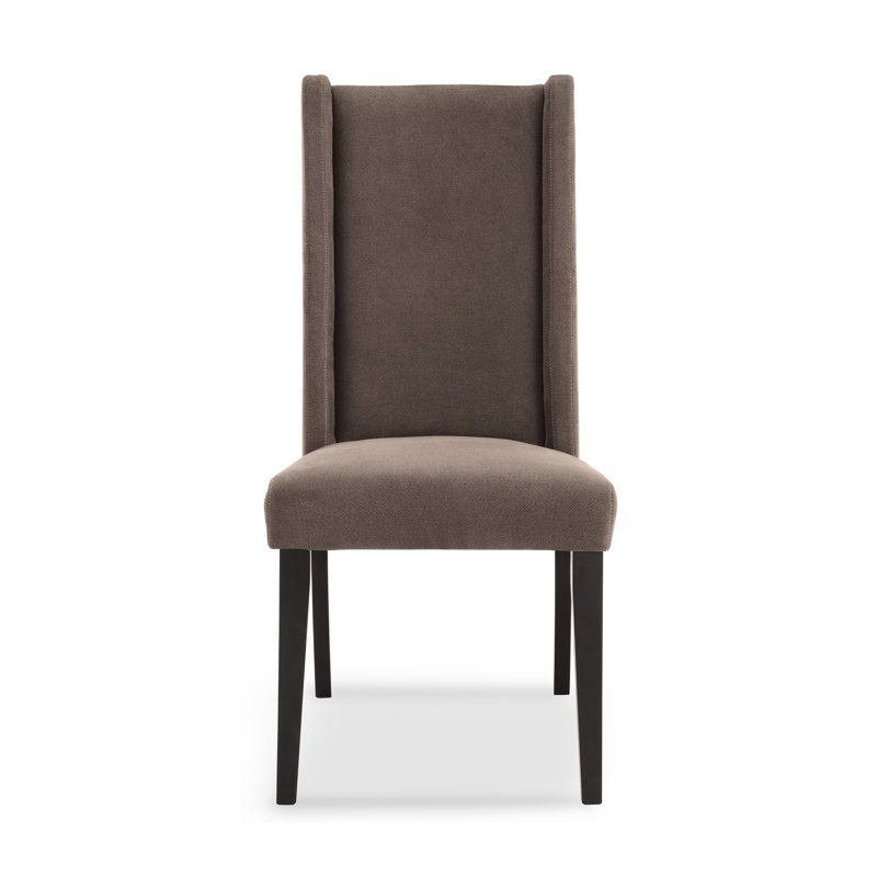 20'' H Upholstered Dining Chair, Mocha