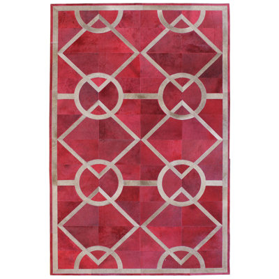 Tapis rouge / écarlate / taupe Soccer